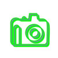 Unique DSLR Camera Vector Icon