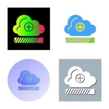 icono de vector de carga