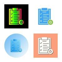 Task List Vector Icon