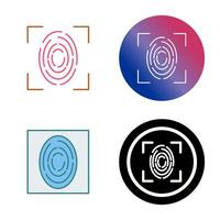 Fingerprint Vector Icon