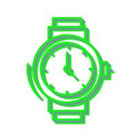 icono de vector de reloj de pulsera