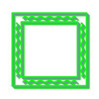 Unique Frame Vector Icon