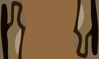 Aesthetic brown abstract background with copy space area. Suitable for poster and banner vector