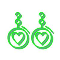 Earrings Vector Icon