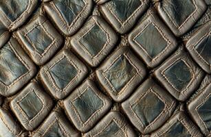 Brown leather texture background photo
