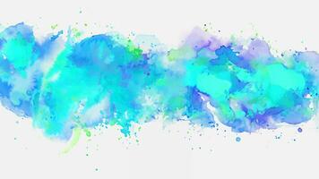 Soft watercolor splash stain background photo