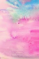 Pink watercolor abstract background photo