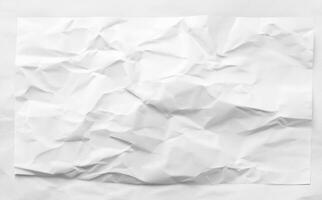 photo white crumpled paper texture background design space white tone