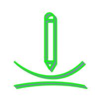 Draw Curve Vector Icon
