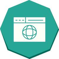 icono de vector de página web