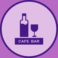 Unique Drinks Cafe Vector Icon