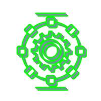 Automated Process Vector Icon