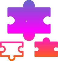 Sale Puzzle Piece Vector Icon Design