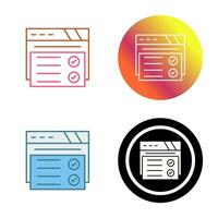 Web Browser Vector Icon