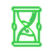 icono de vector de reloj de arena