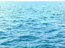 Blue water surface background photo