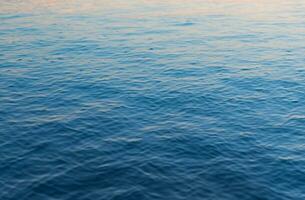 Blue water surface background photo