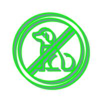 No Pets Vector Icon