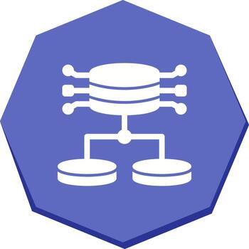 icono de vector de datos estructurados