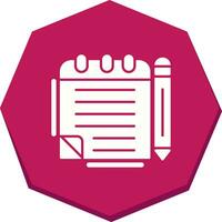 Notepad Vector Icon