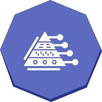 Pyramid Graph Vector Icon