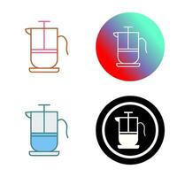 French Press Vector Icon