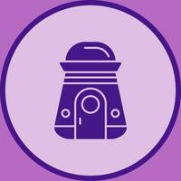 Space Capsule Vector Icon