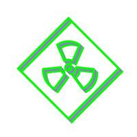 Radiation Vector Icon