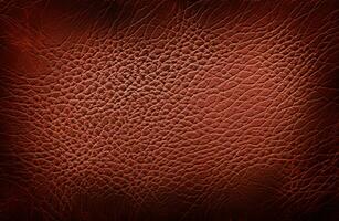 Brown leather texture background photo