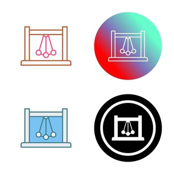 icono de vector de péndulo