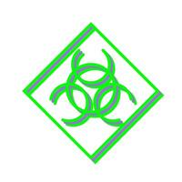 Biological Hazard Vector Icon