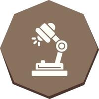 icono de vector de lámpara de escritorio