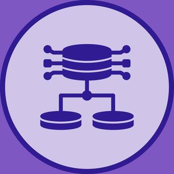 icono de vector de datos estructurados