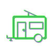 Trailer Vector Icon