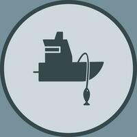 Fishing Boat Vector Icon