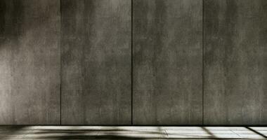 vacío pared hormigón wabisabi estilo .3d representación foto