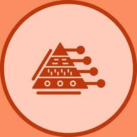 Pyramid Graph Vector Icon