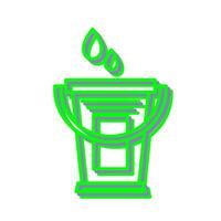 Water Bucket Vector Icon