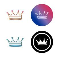 King Crown Vector Icon