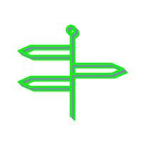 Directions Vector Icon