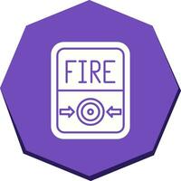 Fire Button Vector Icon