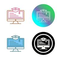 Online Learning Vector Icon