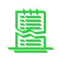 Corrupted List Vector Icon