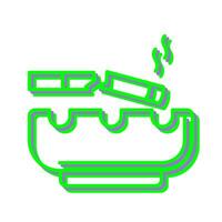 Broken Cigarette Vector Icon