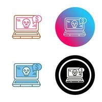 Online Fraud Vector Icon