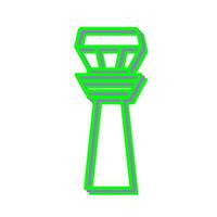 Control Tower Vector Icon