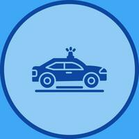 icono de vector de coche de policía