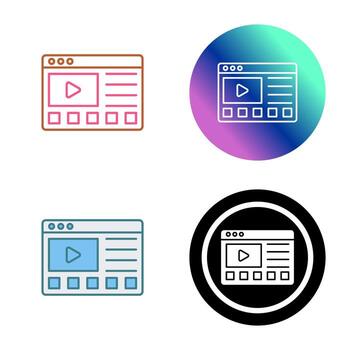 icono de vector de tutoriales en línea
