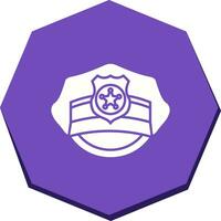 Police Hat Vector Icon