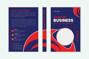 Design of a professional book cover vector